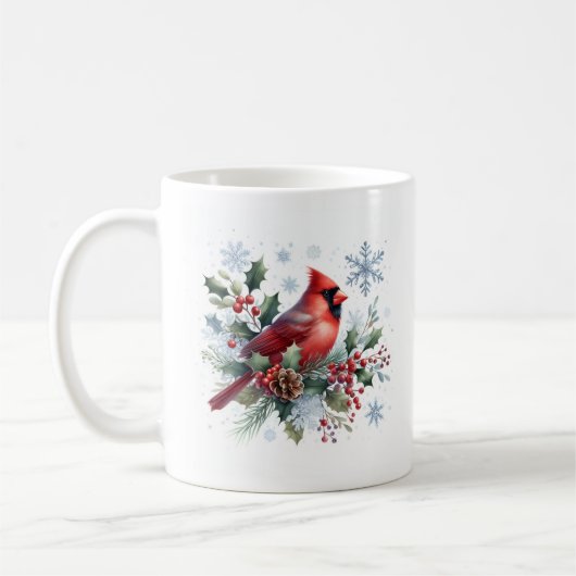 Winter Vibes Nord Kardinal - Kaffeetasse (Links)