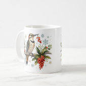 Winter Vibes Northern Flicker - Kaffeetasse (Vorderseite Links)