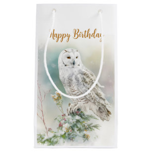 Winter vibes Owl - Geburtstagsparty - Kleine Geschenktüte