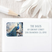 Winter Vibes Peacock - Rücksendeadresse (Insitu)