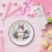Winter Vibes Rabbit - Geburtstag Pappteller (Party)