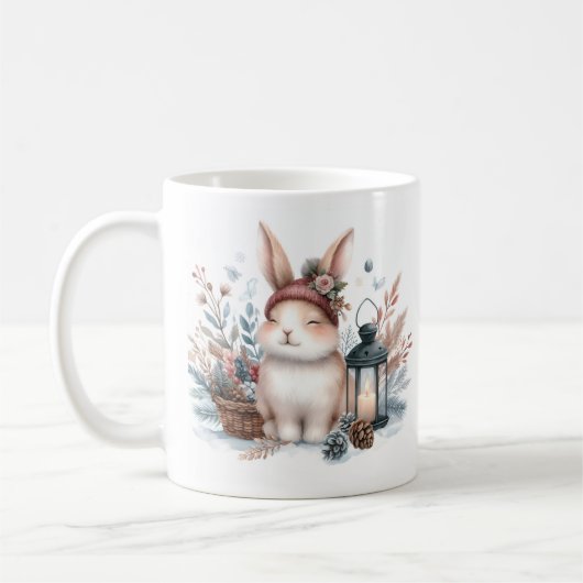 Winter Vibes Rabbit - Kaffeetasse (Links)