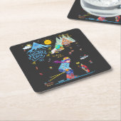 Winter Vibes Rechteckiger Pappuntersetzer (angewinkelt)