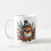 Winter Vibes Robin - Kaffeetasse (Links)