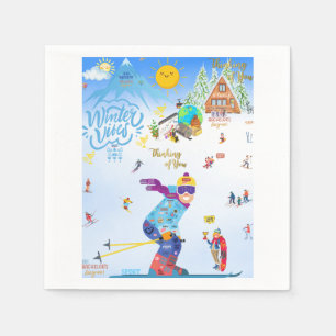 Winter Vibes Serviette