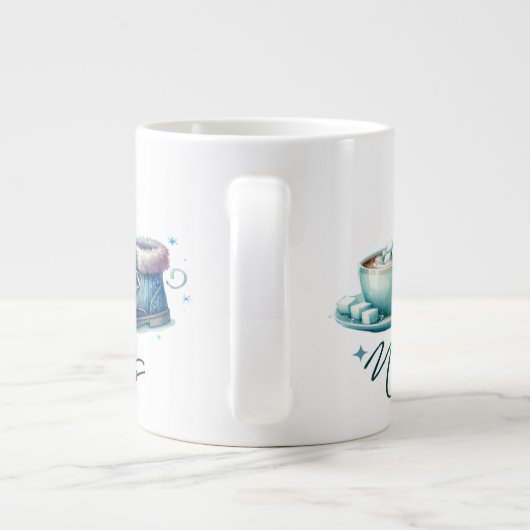 Winter Vibes Tasse: Ein gemütliches und festliches Jumbo-Tasse (Rückseite)