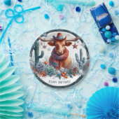 Winter Vibes Texas Longhorn Geburtstag Pappteller (Party)