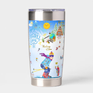 Winter Vibes Thermobecher