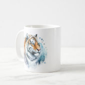 Winter Vibes Tiger - Kaffeetasse (Vorderseite Links)