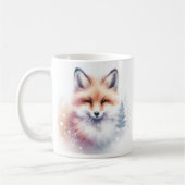 Winter Vibes Watercolor Baby Fox - Kaffeetasse (Links)