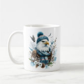 Winter Vibes Watercolor Bald Eagle - Kaffeetasse (Links)