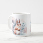 Winter Vibes Watercolor Eichhörnchen - Kaffeetasse (Vorderseite Links)