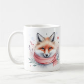Winter Vibes Watercolor Fox - Kaffeetasse (Links)