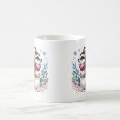 Winter Vibes Watercolor Ringtail - Kaffeetasse (Mittel)