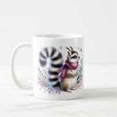 Winter Vibes Watercolor Ringtail - Kaffeetasse (Links)