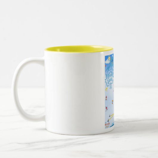 Winter Vibes Zweifarbige Tasse (Links)