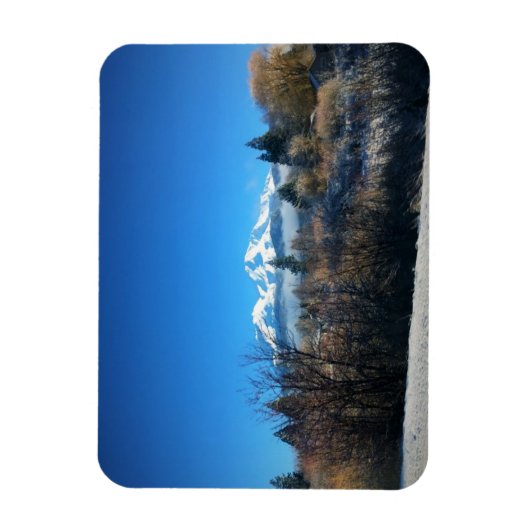 Winter View at Mount Shasta, CA Magnet (Vertikal)