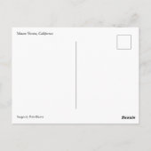 Winter View at Mount Shasta, CA Postkarte (Rückseite)