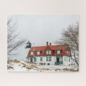 Winter View of Point Betsie - 520 Stück Puzzle (Horizontal)