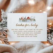 Winter Village Baby Dusche Buchungsanfrage