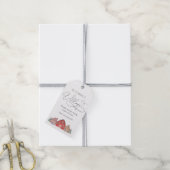 Winter Village Christmas Baby Dusche Danke Geschenkanhänger (Mit Garn)