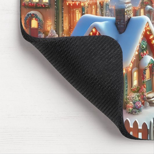 Winter Village Mousepad Geschenk (Ecke)