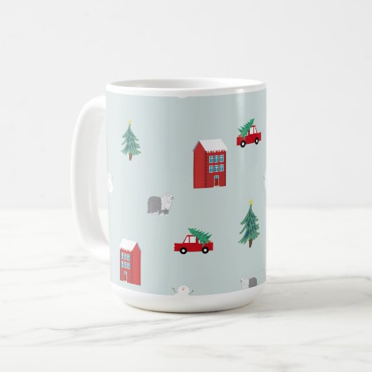 Winter Village Mug Kaffeetasse (Vorderseite Links)