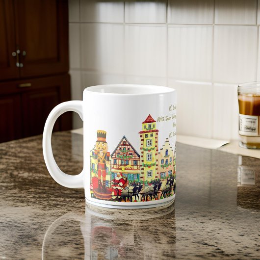 Winter Village Nutcracker Coffee Tasse