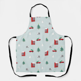 Winter Village Schürze