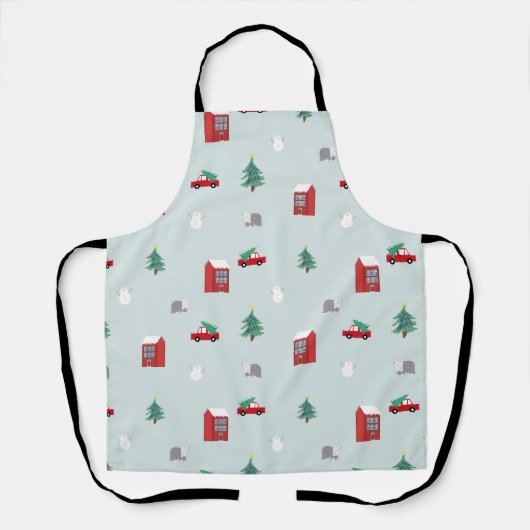 Winter Village Schürze (Vorderseite)