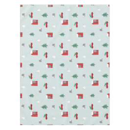 Winter Village Tischdecke