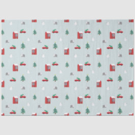 Winter Village Tissue Paper - Christmas Gift Seidenpapier