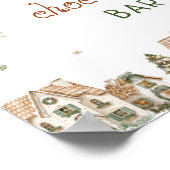Winter Village Warm auf der Hot Chocolate Bar Poster (Ecke)