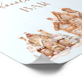 Winter Village Warm auf der Hot Chocolate Bar Poster (Ecke)