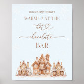 Winter Village Warm auf der Hot Chocolate Bar Poster (Vorne)