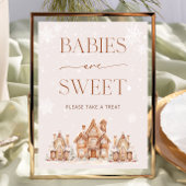 Winter Village Weihnachtsbäume sind süß Poster