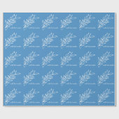 Winter Vintage Botanical. Geschenkpapier (Flach)