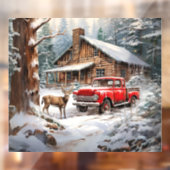 Winter Vintage LKW-Fensterverkleidung Fensteraufkleber (Blatt 2)