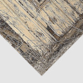 Winter Vintager Stall und Bäume dekoupage Seidenpapier (Detail)