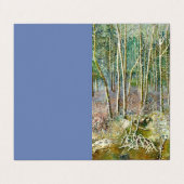 Winter Visitenkarten (Außenseite Aufgefaltet)