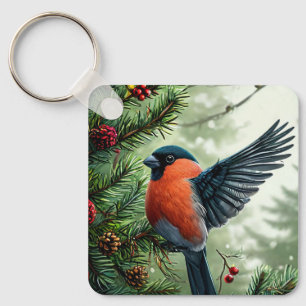 🐦 Winter-Vogel-Akzente für Taschen und Schlüssel  Schlüsselanhänger