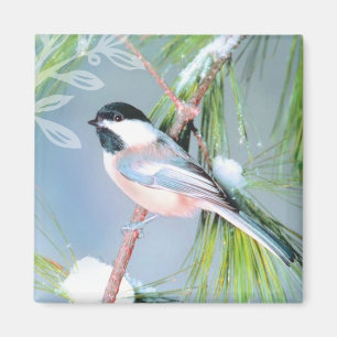 Winter-Vogel-Magnet Magnet