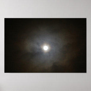 Winter Vollmond Poster