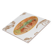 Winter von Alphonse Mucha Fliese (Seite)