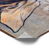 Winter von Alphonse Mucha Poster (Ecke)