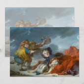 Winter von Jean-Honore Fragonard (Vorne/Hinten)