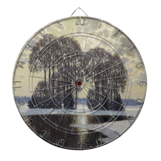 Winter (von Vilhelms Purvitis) Dartscheibe (vorne)