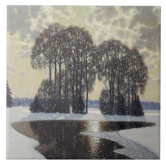 Winter (von Vilhelms Purvitis) Fliese (Vorderseite)
