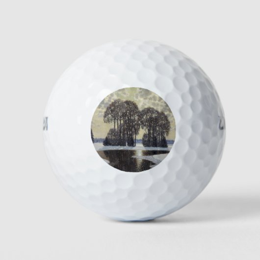 Winter (von Vilhelms Purvitis) Golfball (Vorderseite)