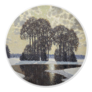 Winter (von Vilhelms Purvitis) Keramikknauf
